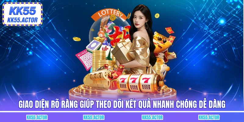 Giao diện rõ ràng giúp theo dõi kết quả nhanh chóng dễ dàng
